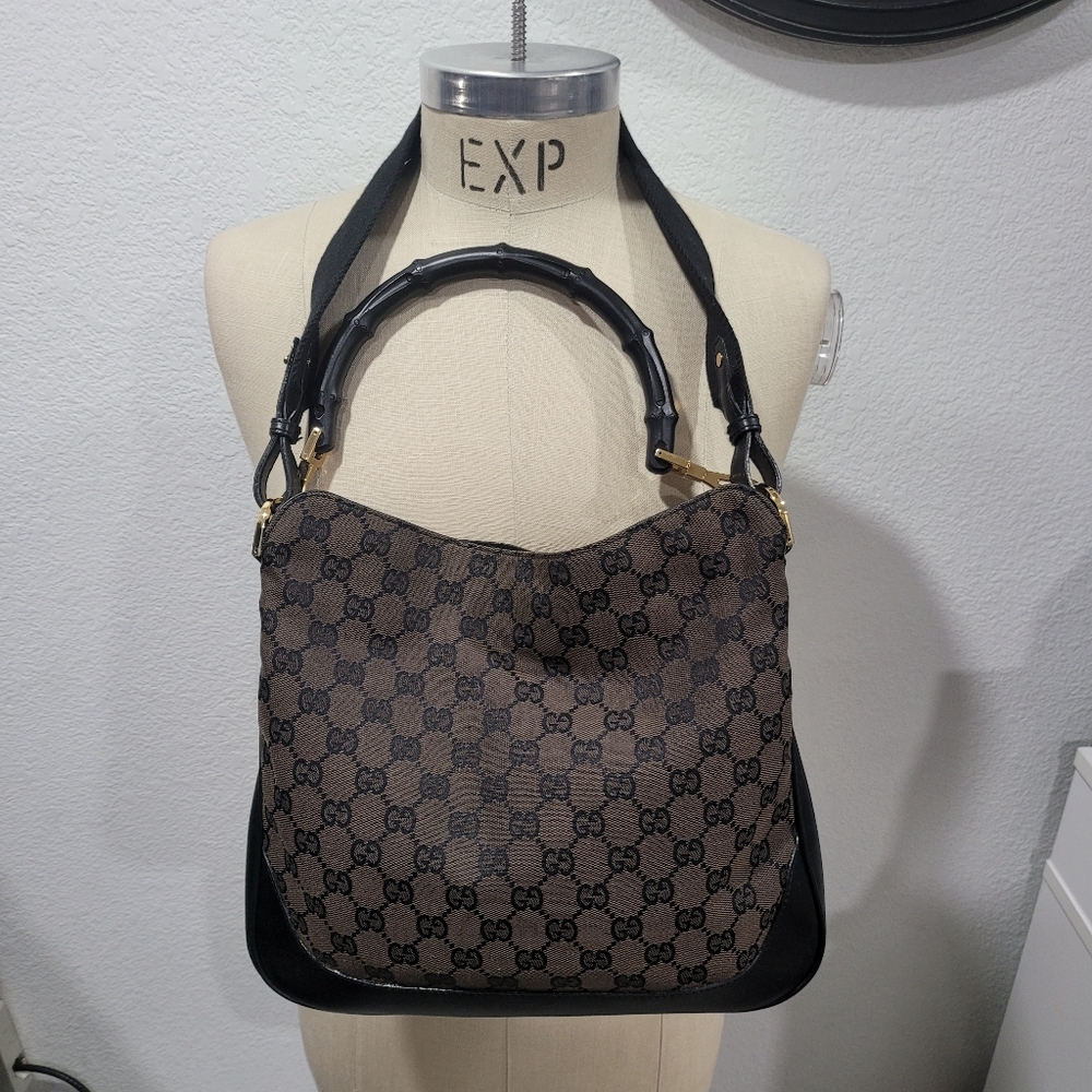 Gucci bamboo handle 2 way bag - Picture 3 of 12